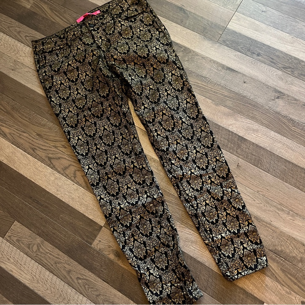 Gold Brocade Pants by Tinseltown